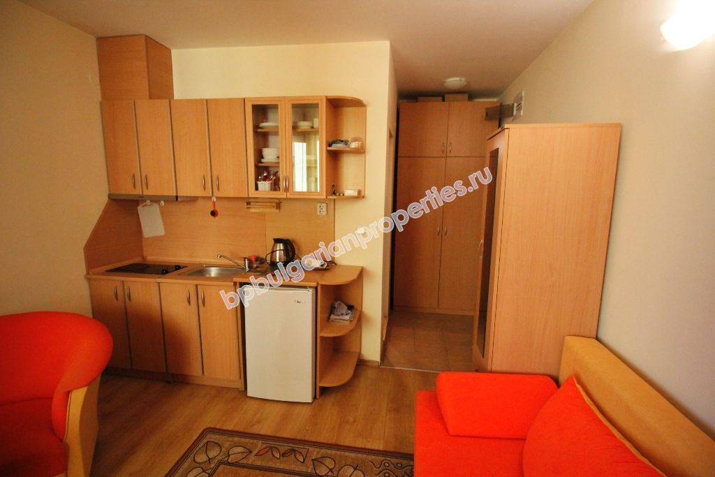Furnished studio close to the beach for sale in the resort Sunny Beach Furnished studio close to the beach for sale in the resort Sunny Beach