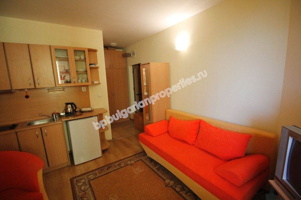 Furnished studio close to the beach for sale in the resort Sunny Beach Furnished studio close to the beach for sale in the resort Sunny Beach