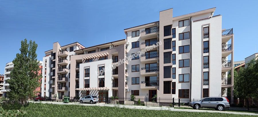 Luxury apartments close to the beach for sale in the resort Sunny Beach