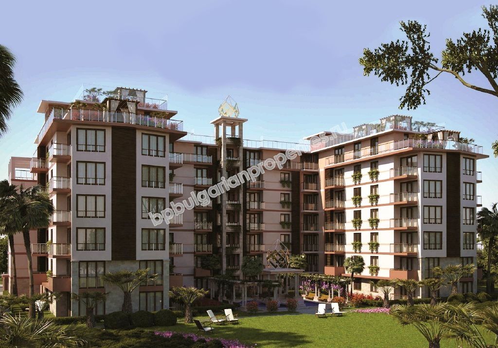 Luxury apartments in a beautiful new complex for sale in the resort Sunny Beach