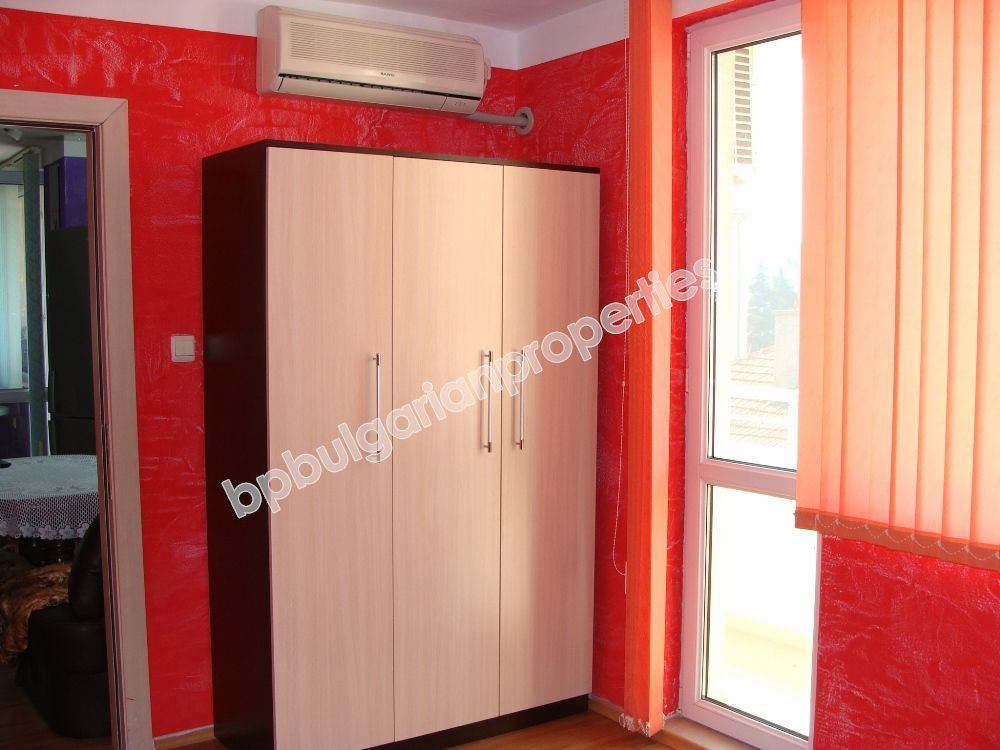 Luxury one-bedroom furnished apartment close to the sea in the resort Pomorie