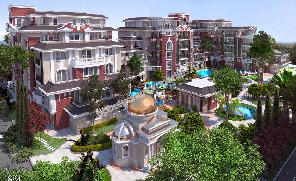 Luxury apartments for sale in an elite complex in the resort Sunny Beach