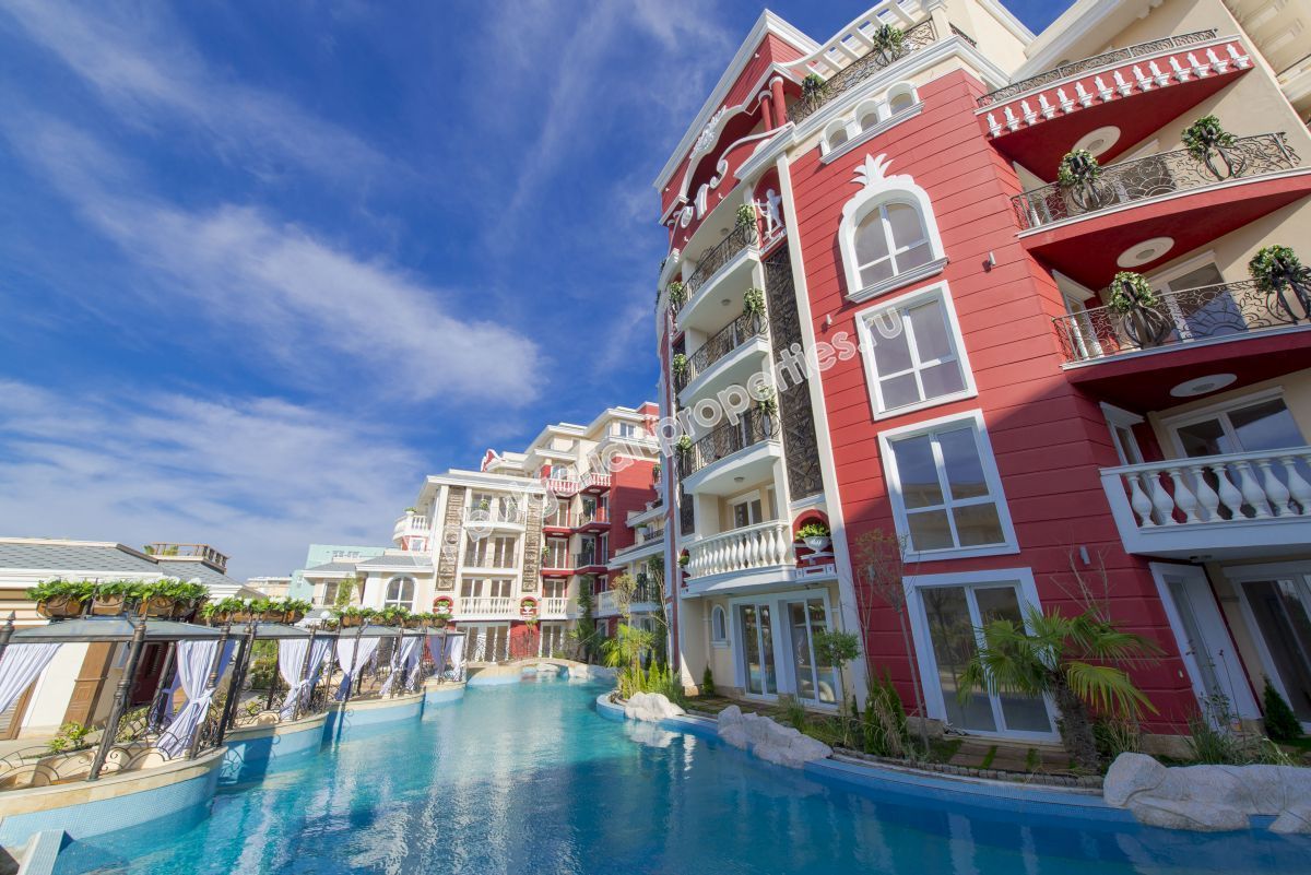 Luxury apartments for sale in an elite complex in the resort Sunny Beach