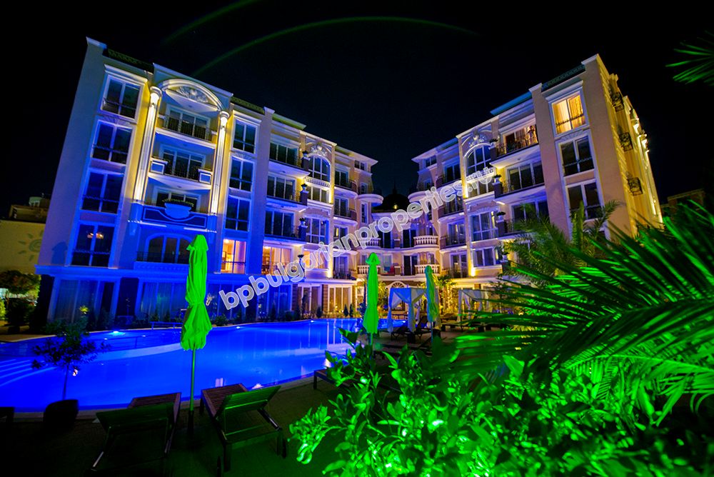 Luxury apartments in a new complex for sale in the resort Sunny Beach