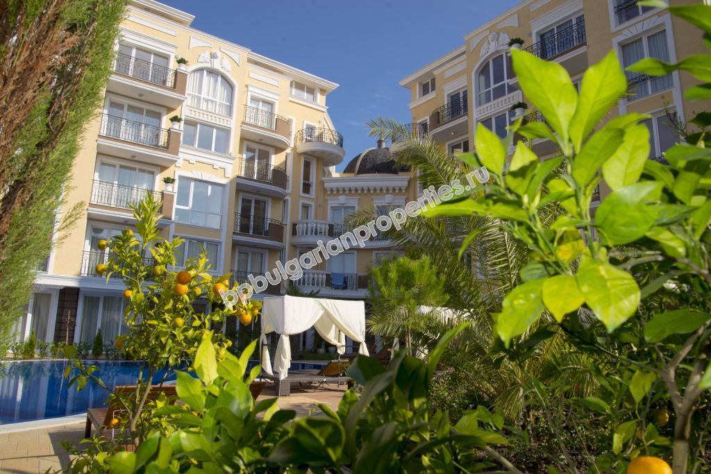 Luxury apartments in a new complex for sale in the resort Sunny Beach