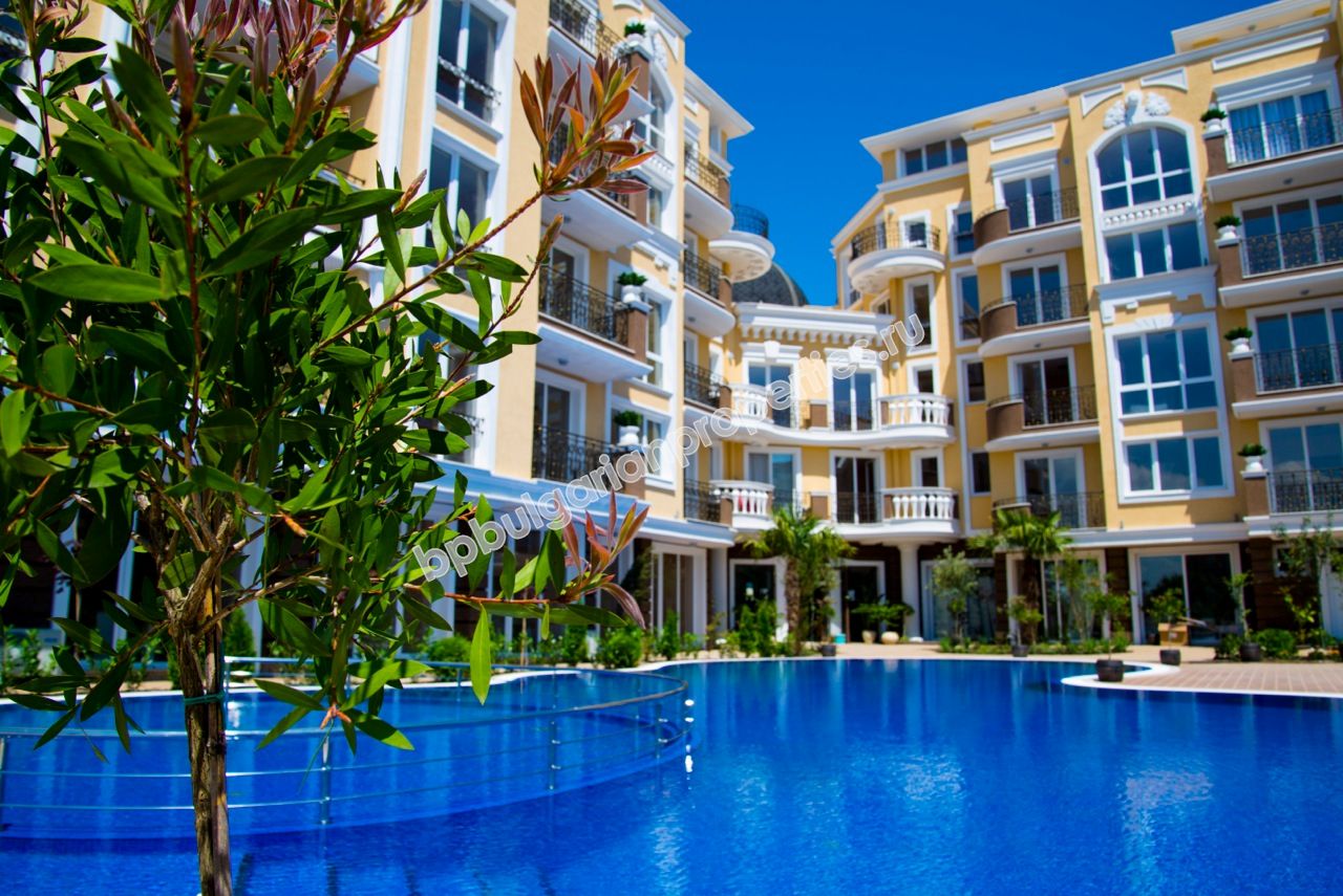 Luxury apartments in a new complex for sale in the resort Sunny Beach