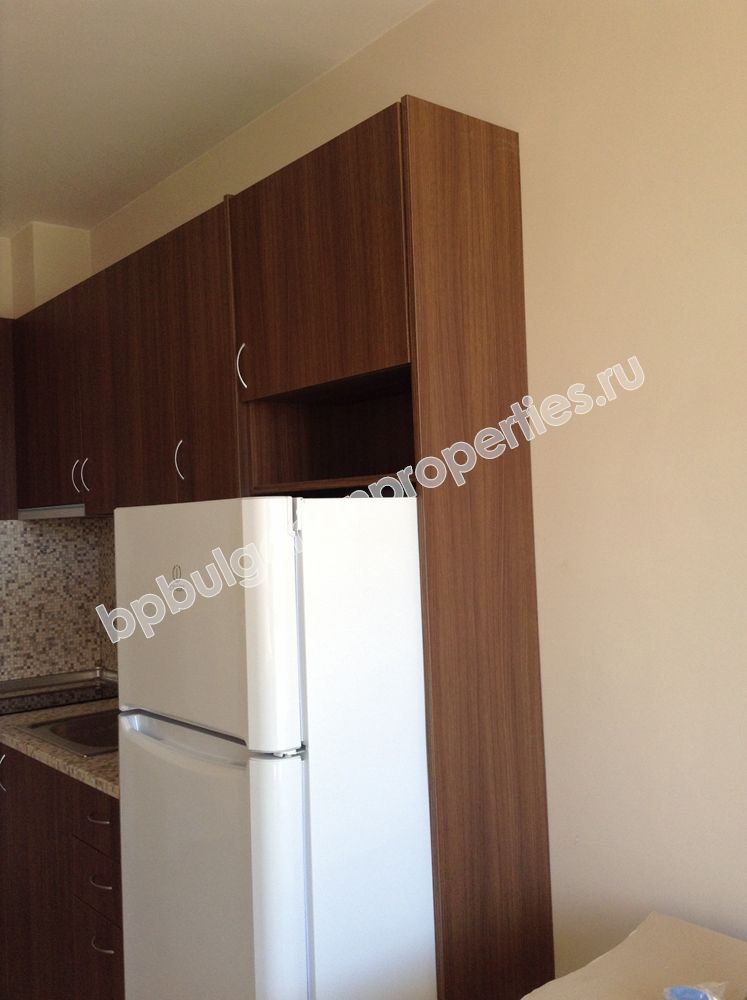 New furnished studio close to the beach for sale in the resort Sunny Beach