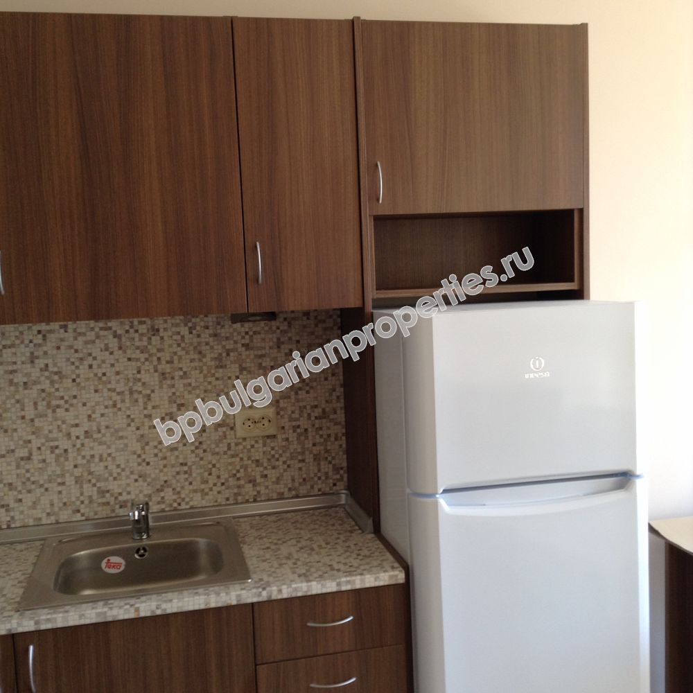 New furnished studio close to the beach for sale in the resort Sunny Beach