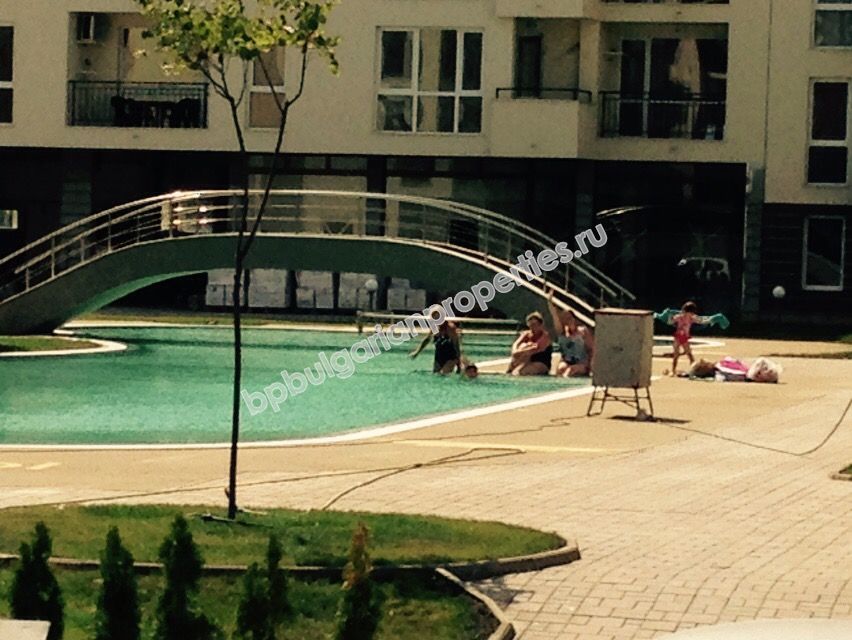 New furnished studio close to the beach for sale in the resort Sunny Beach