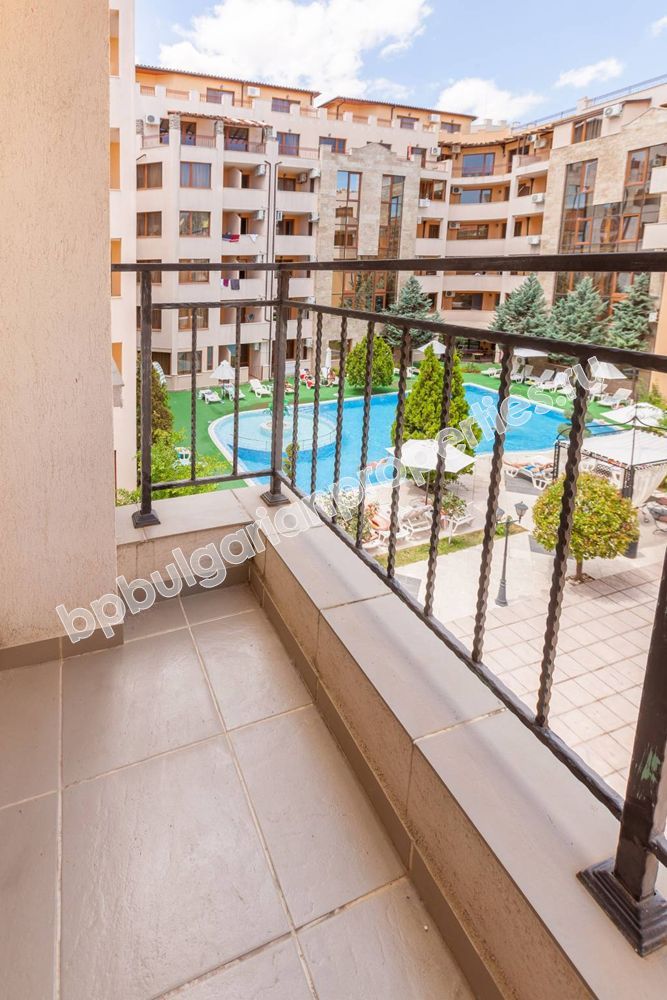 Luxury furnished two-bedroom apartment for sale close to the centre of the resort Sunny beach