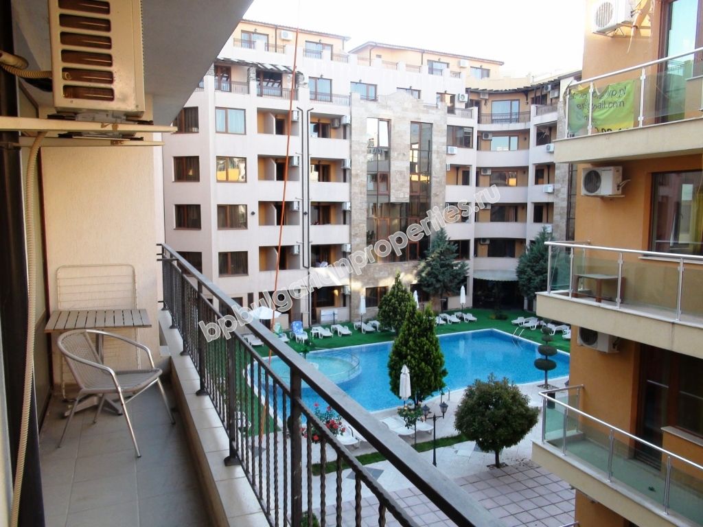 Luxury furnished two-bedroom apartment for sale close to the centre of the resort Sunny beach