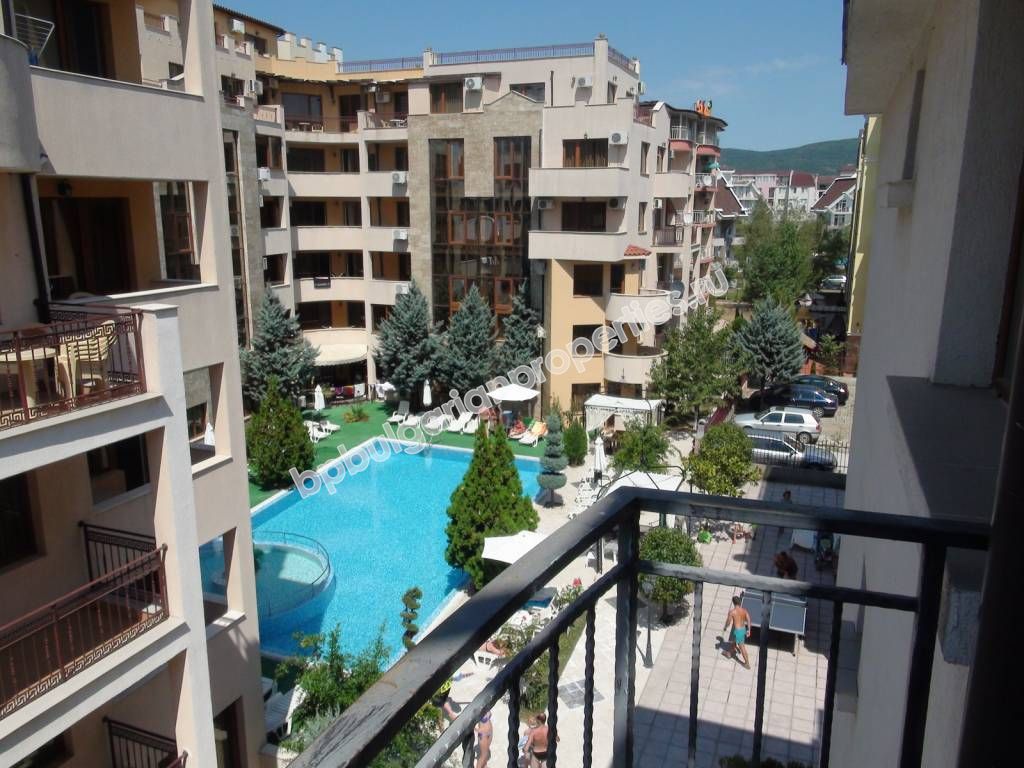 Luxury furnished two-bedroom apartment for sale close to the centre of the resort Sunny beach