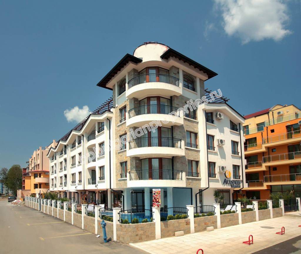 Luxury furnished two-bedroom apartment for sale close to the centre of the resort Sunny beach