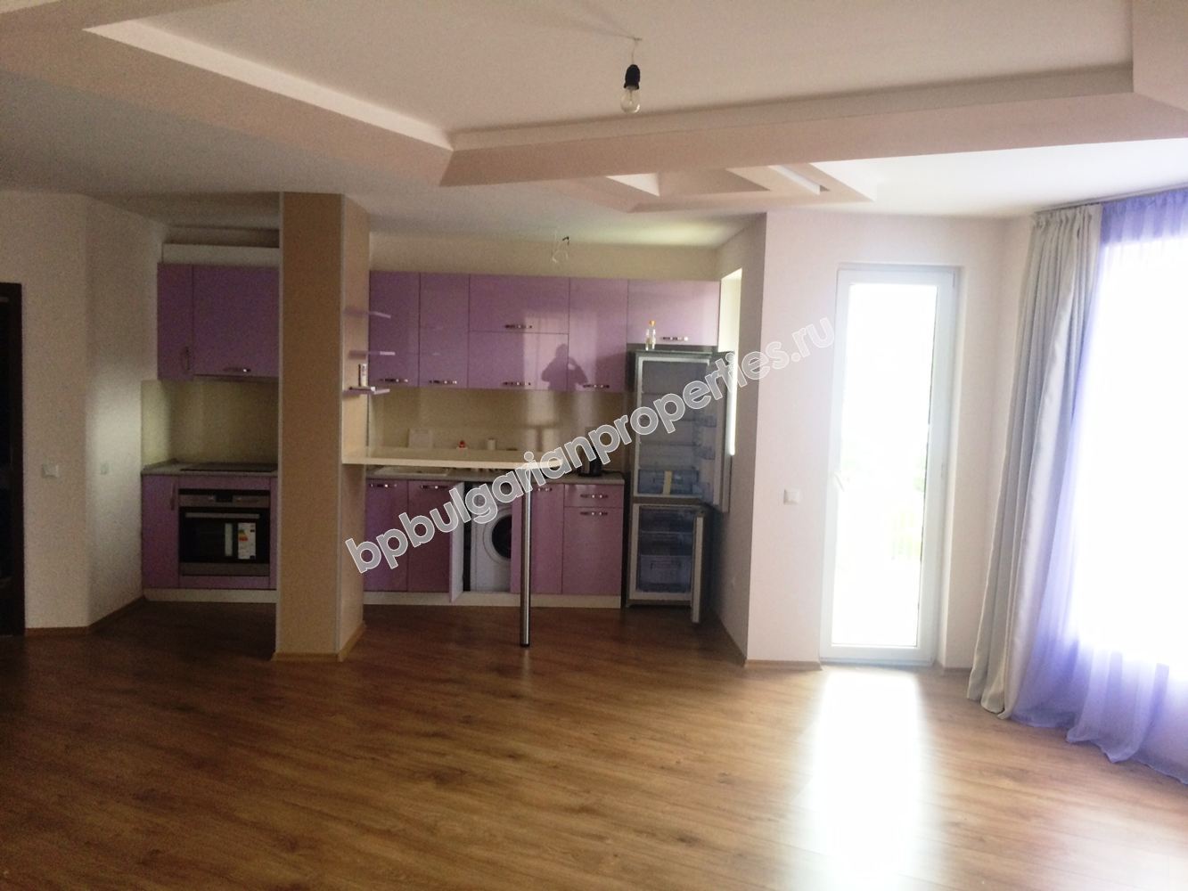 Two-bedroom furnished apartment for sale close to the beach in the resort Sunny Beach
