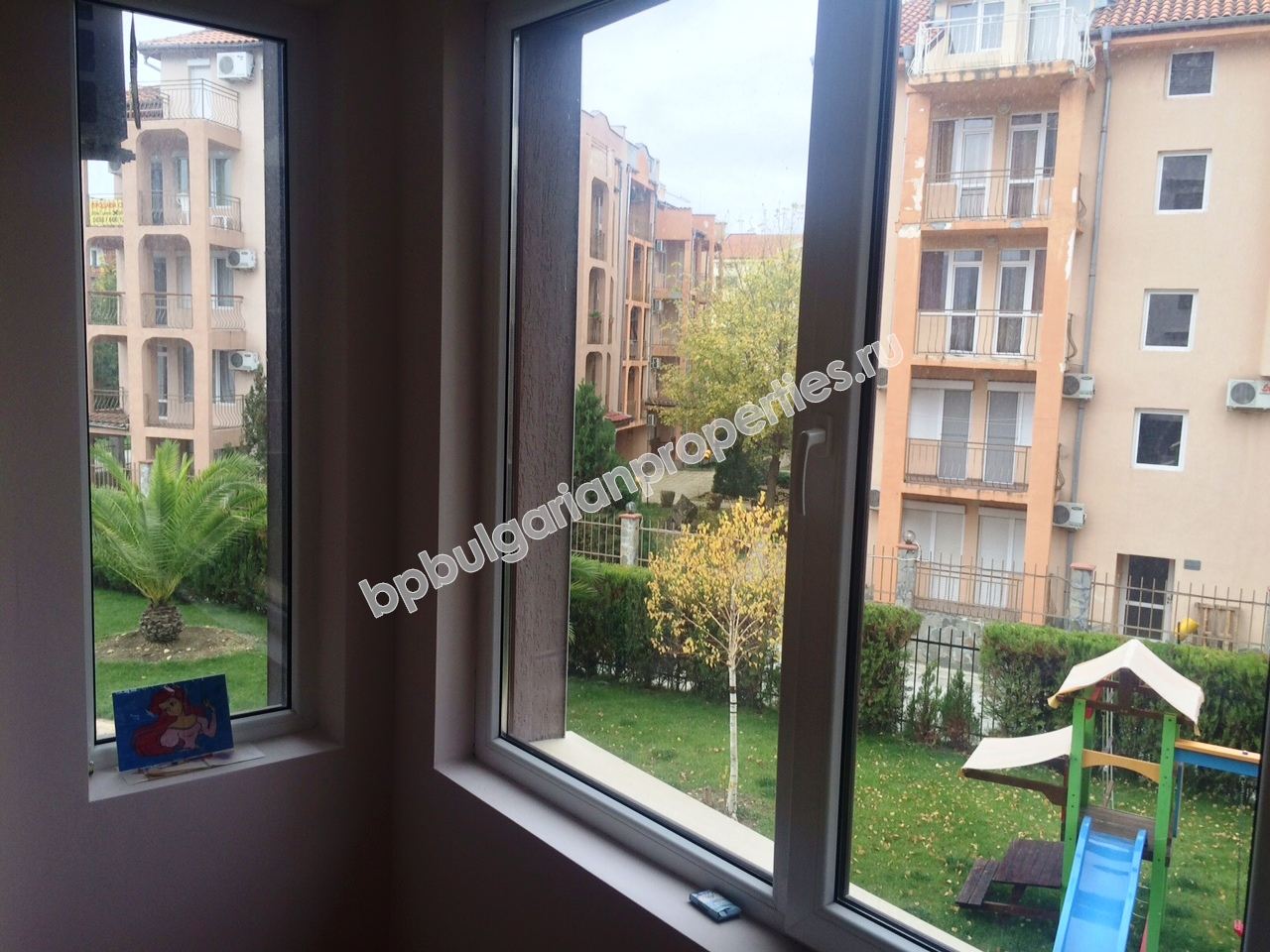 Two-bedroom furnished apartment for sale close to the beach in the resort Sunny Beach