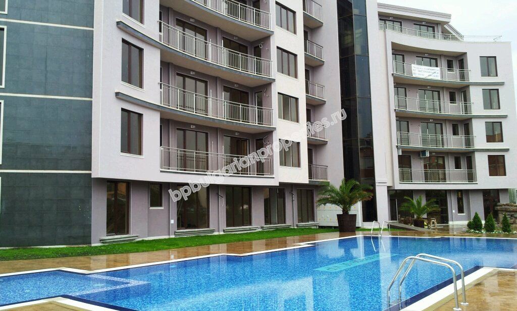 Two-bedroom furnished apartment for sale close to the beach in the resort Sunny Beach