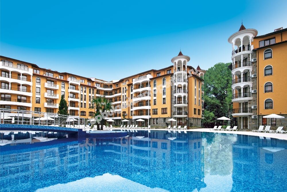 Furnished studio close to the beach for sale in the resort Sunny Beach