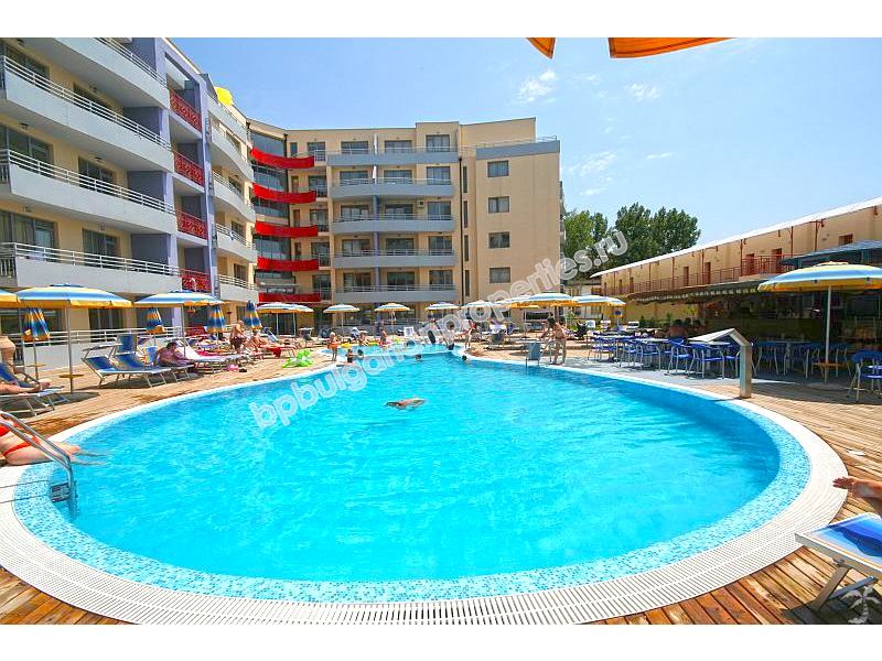 Furnished two-bedroom apartment for sale in the very centre of Sunny Beach resort Furnished two-bedroom apartment for sale in the very centre of Sunny Beach resort