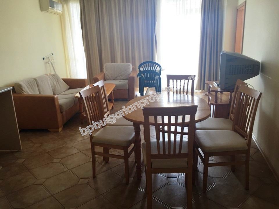 Furnished two-bedroom apartment for sale in the very centre of Sunny Beach resort Furnished two-bedroom apartment for sale in the very centre of Sunny Beach resort