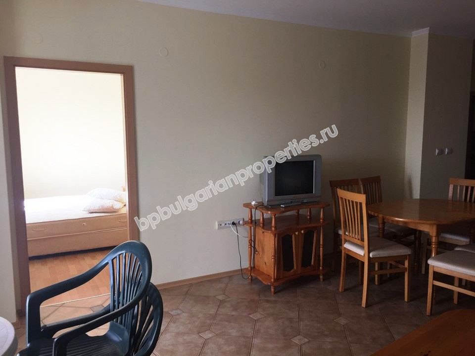 Furnished two-bedroom apartment for sale in the very centre of Sunny Beach resort Furnished two-bedroom apartment for sale in the very centre of Sunny Beach resort