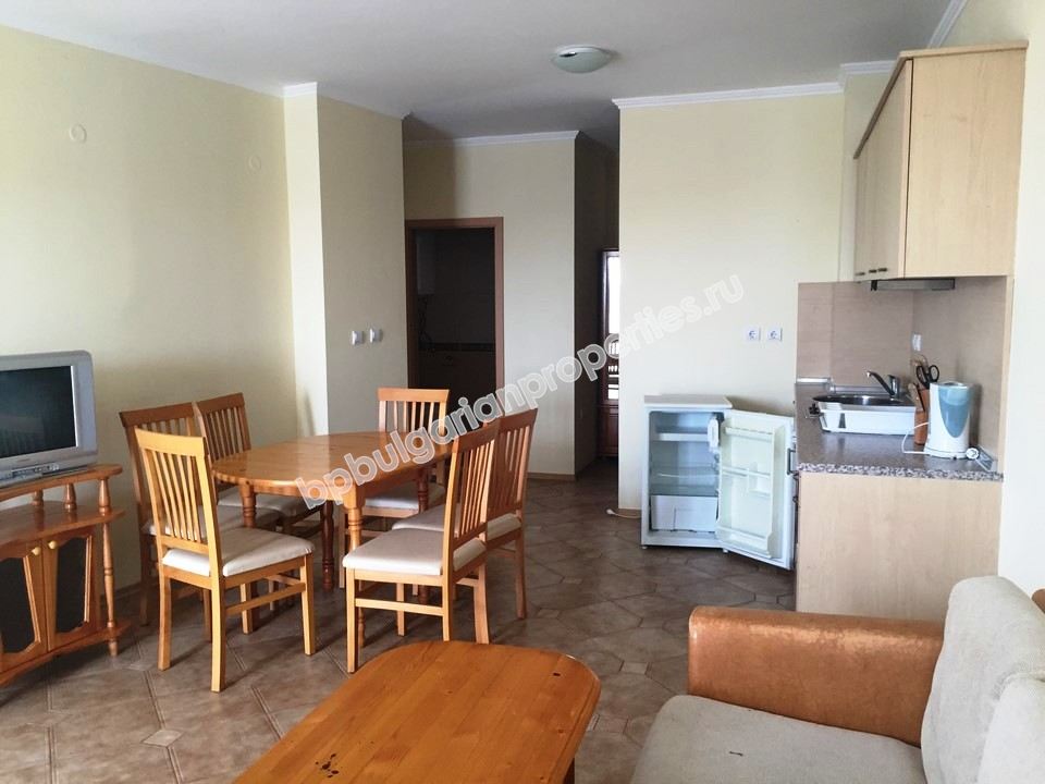 Furnished two-bedroom apartment for sale in the very centre of Sunny Beach resort Furnished two-bedroom apartment for sale in the very centre of Sunny Beach resort