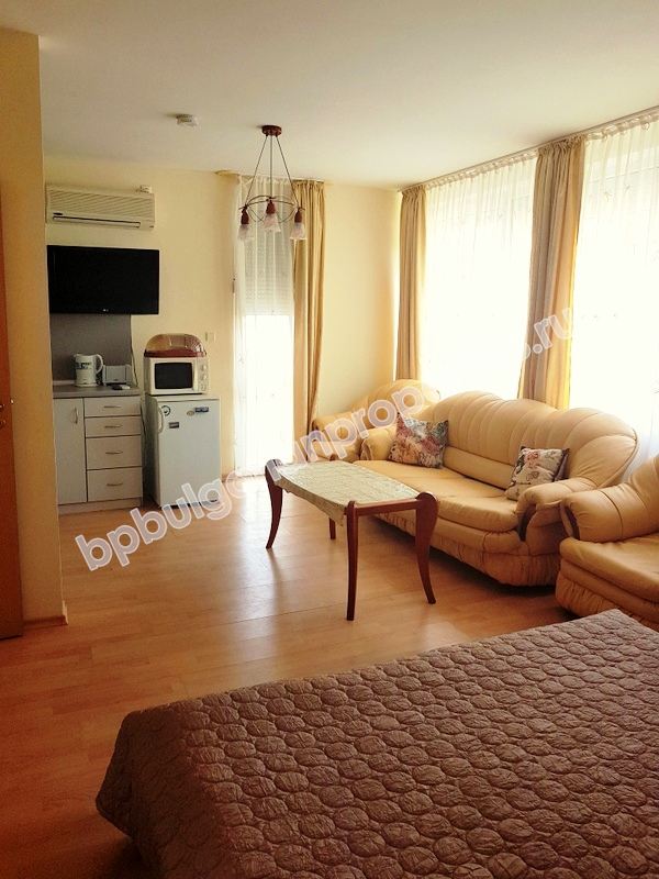 Spacious furnished studio close to the beach for sale in Sunny Beach resort