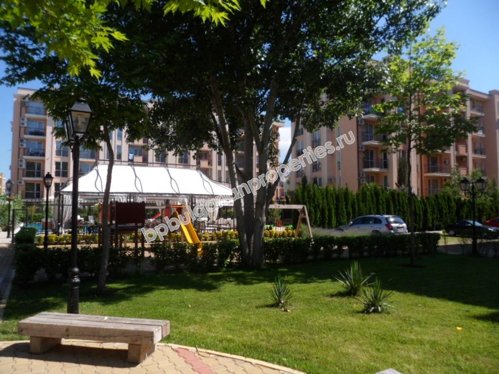 Furnished studio for sale close to the beach in the resort Sunny Beach