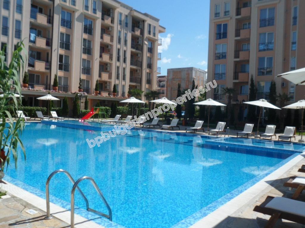 Furnished studio for sale close to the beach in the resort Sunny Beach