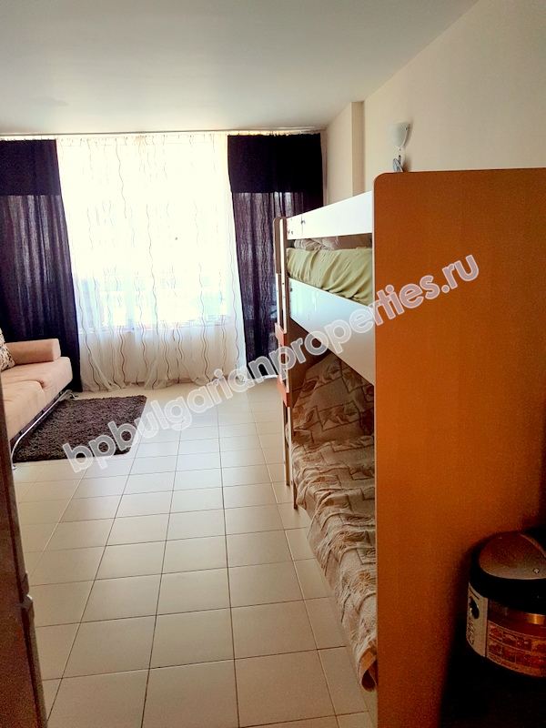 Furnished spacious studio near the beach for sale in the resort Sunny Beach Furnished spacious studio near the beach for sale in the resort Sunny Beach