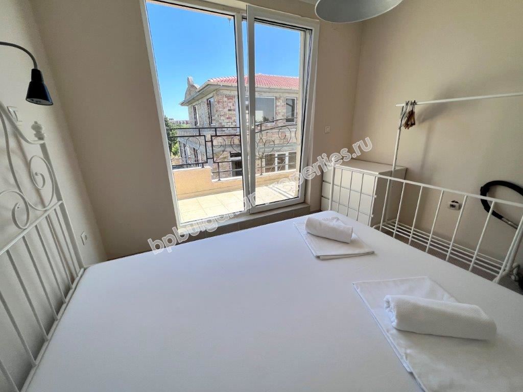 Furnished two-bedroom apartment for sale in the town of Pomorie