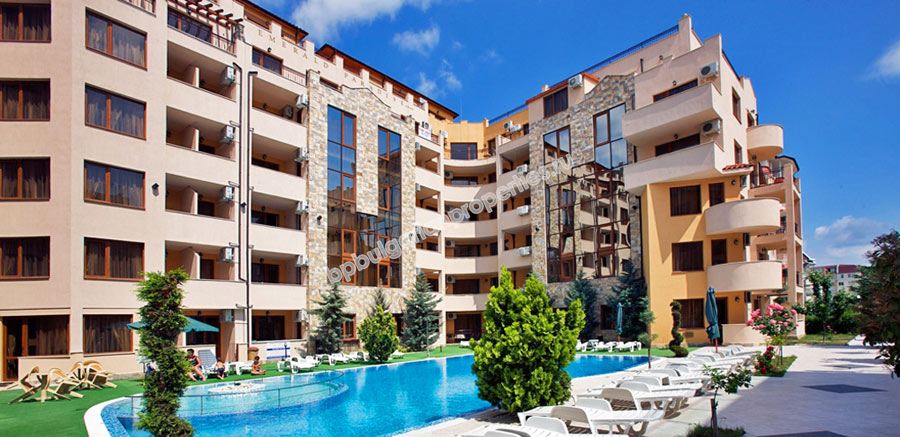 One-bedroom furnished apartment for sale in a luxury complex in the resort Sunny Beach