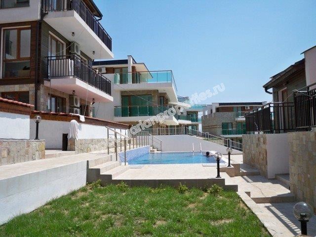 Two bedroom apartment with sea views in a gated complex. Sozopol, Budzhaka.
