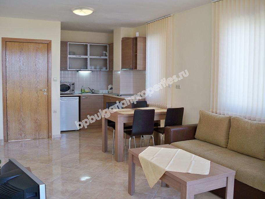 Two bedroom apartment with sea views in a gated complex. Sozopol, Budzhaka.