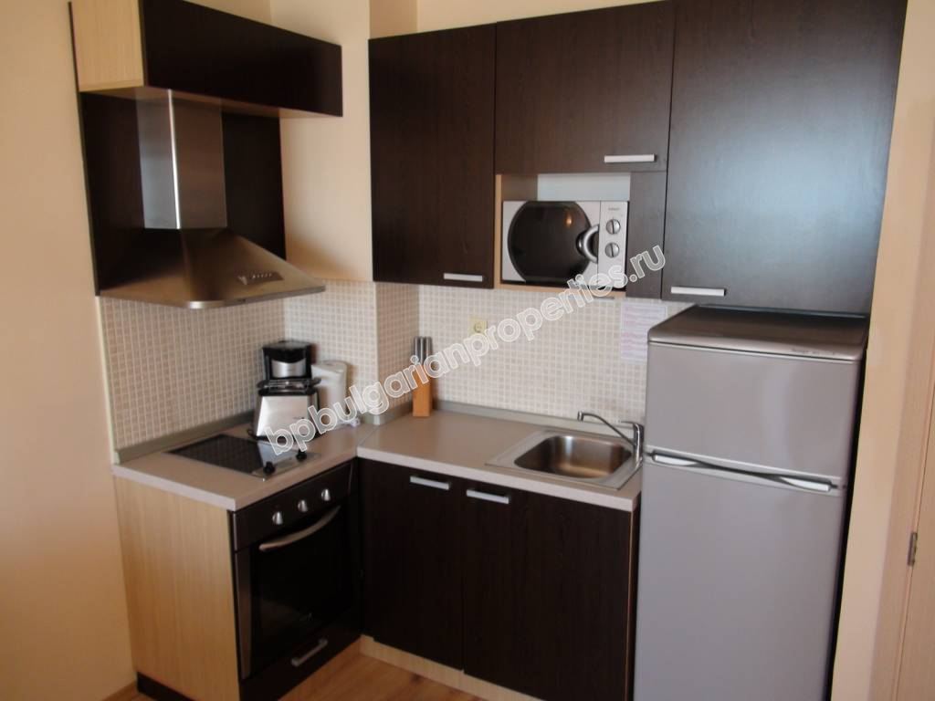 Beachfront furnished one-bedroom apartment for sale in the resort Obzor