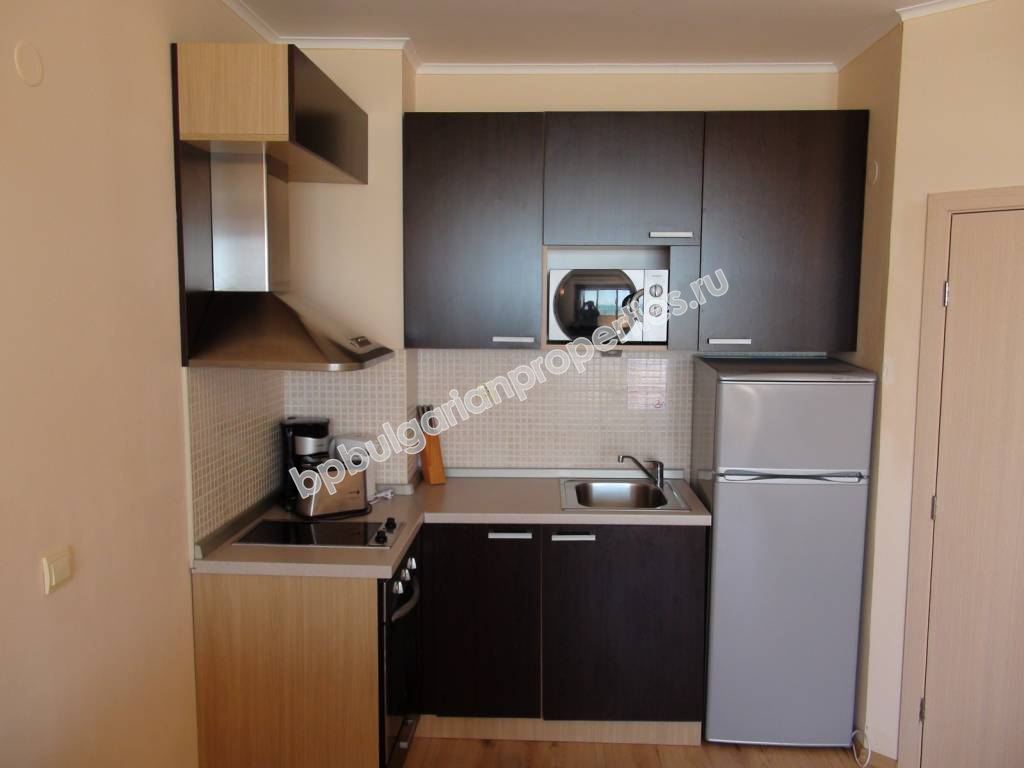 Beachfront furnished one-bedroom apartment for sale in the resort Obzor