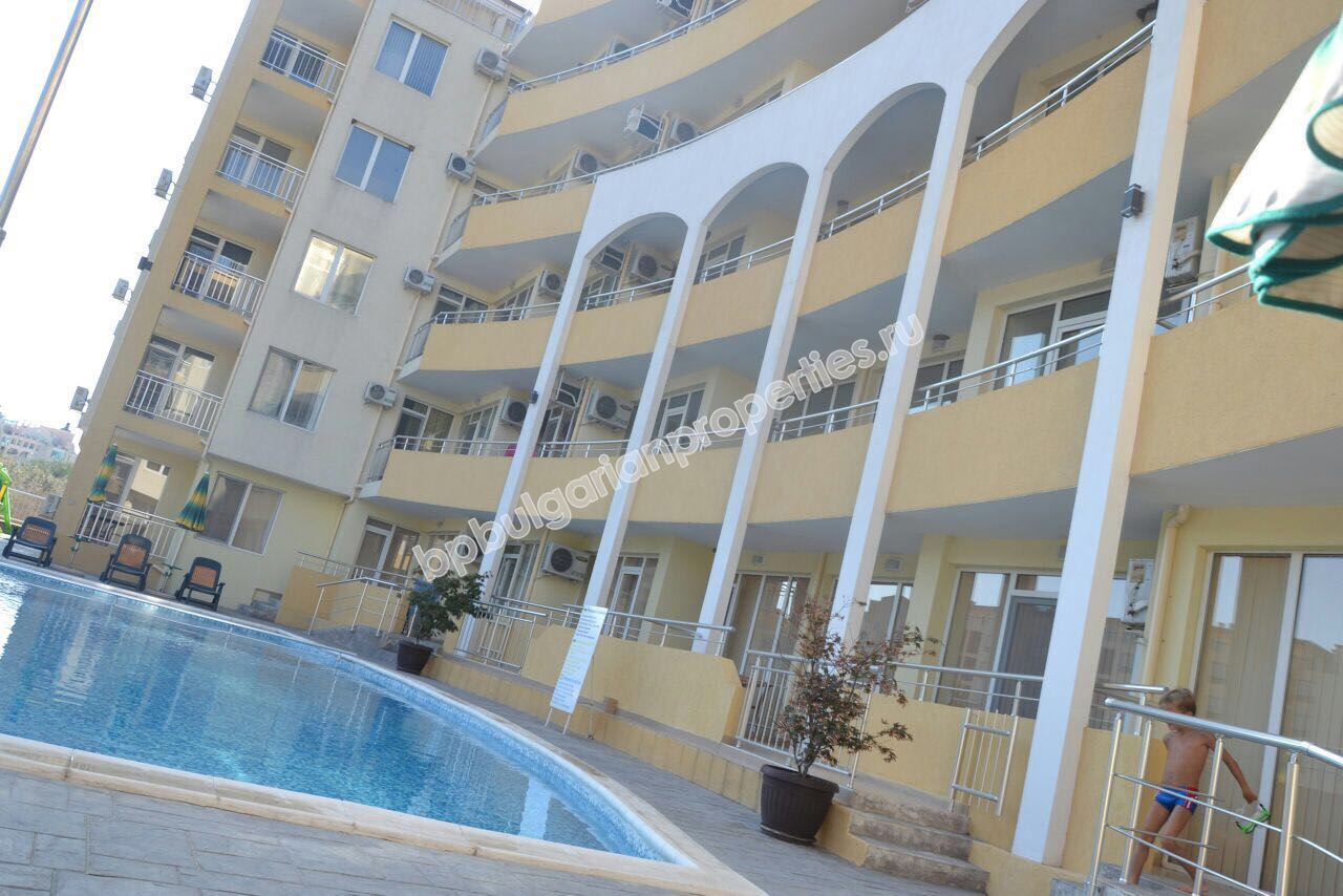 Furnished studio for sale in a complex in the town of Pomorie Furnished studio for sale in a complex in the town of Pomorie