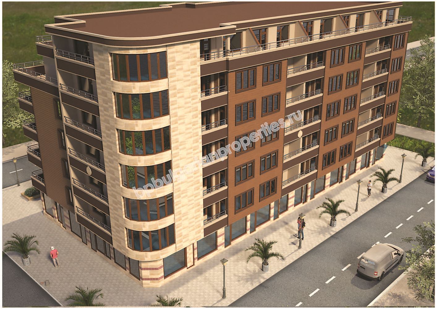 Residential building in a new house 450 meters from the sea in Pomorie Residential building in a new house 450 meters from the sea in Pomorie