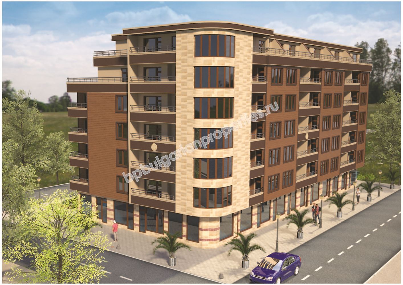 Residential building in a new house 450 meters from the sea in Pomorie Residential building in a new house 450 meters from the sea in Pomorie