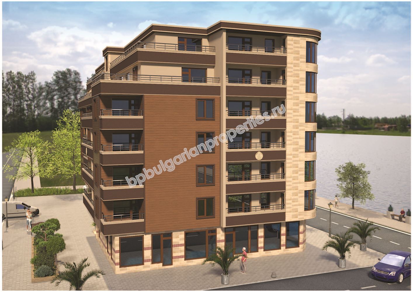 Residential building in a new house 450 meters from the sea in Pomorie Residential building in a new house 450 meters from the sea in Pomorie