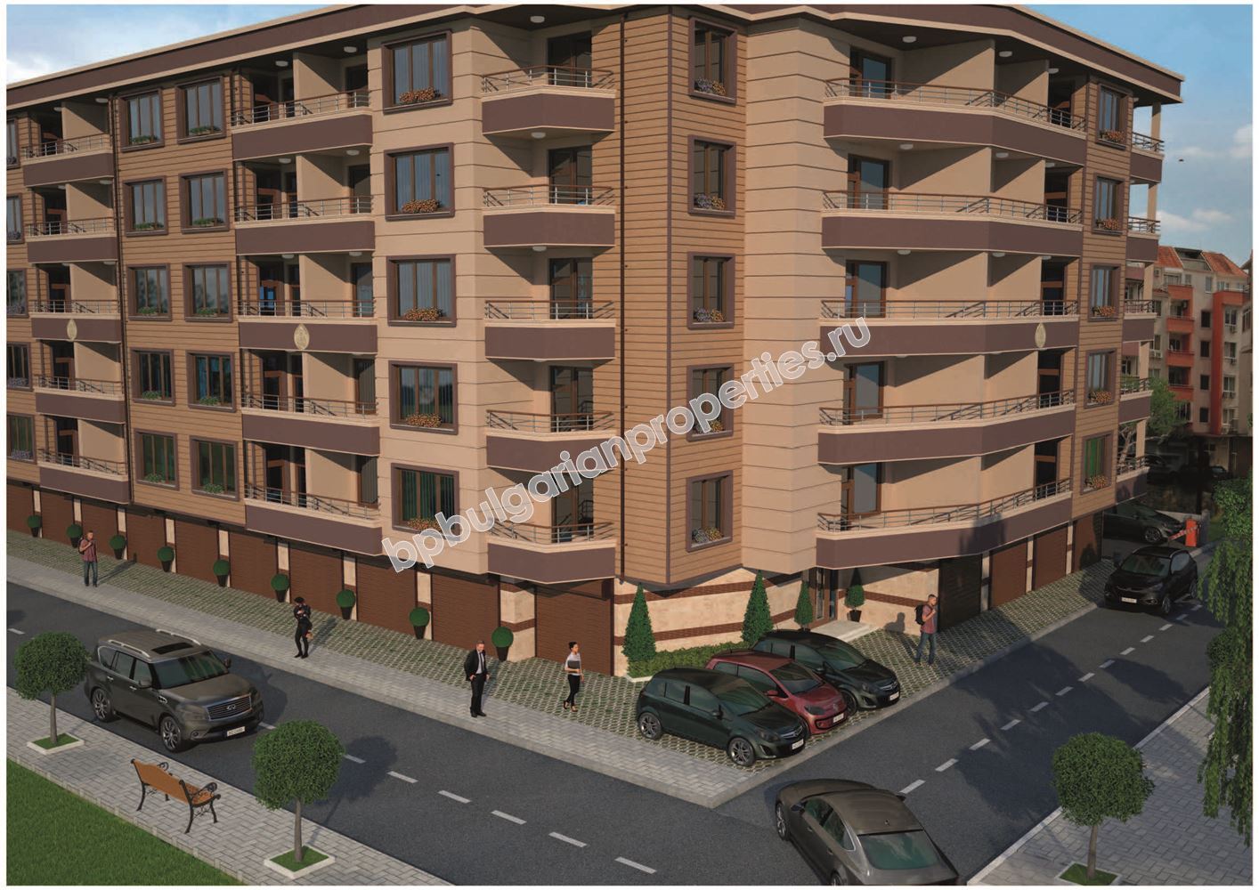 New residential building in Pomorie, Old Town New residential building in Pomorie, Old Town