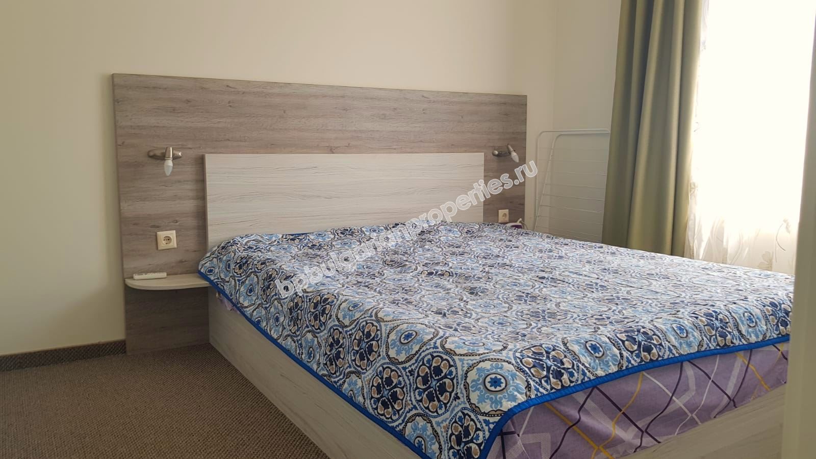 Furnished one-bedroom apartment in a park area of Sunny Beach