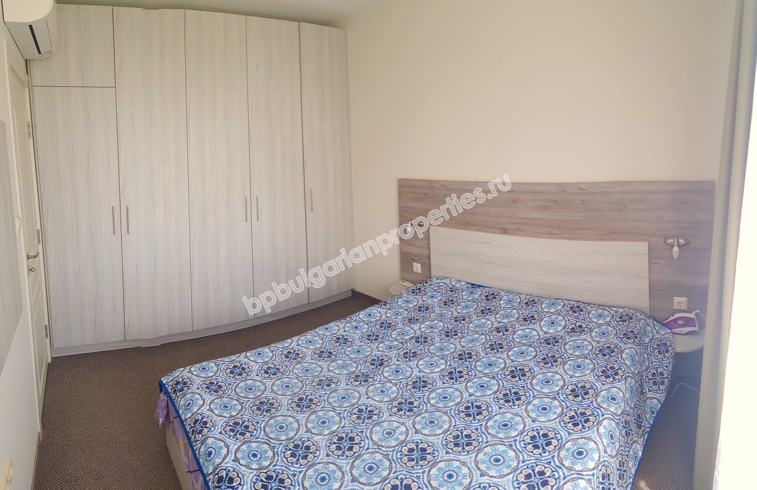 Furnished one-bedroom apartment in a park area of Sunny Beach
