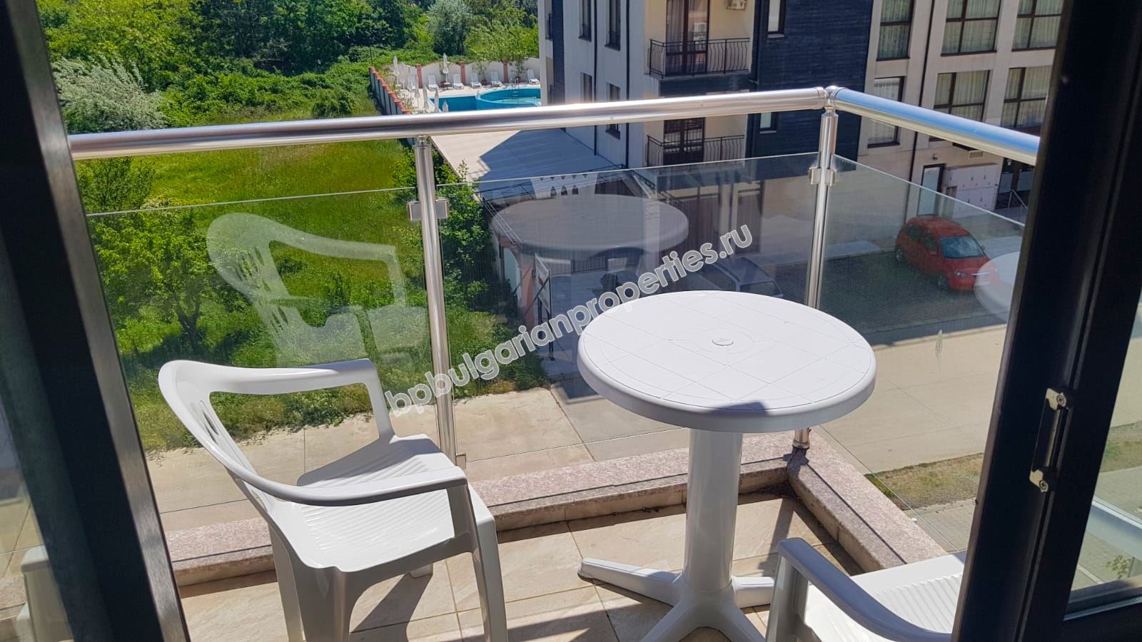 Furnished one-bedroom apartment in a park area of Sunny Beach