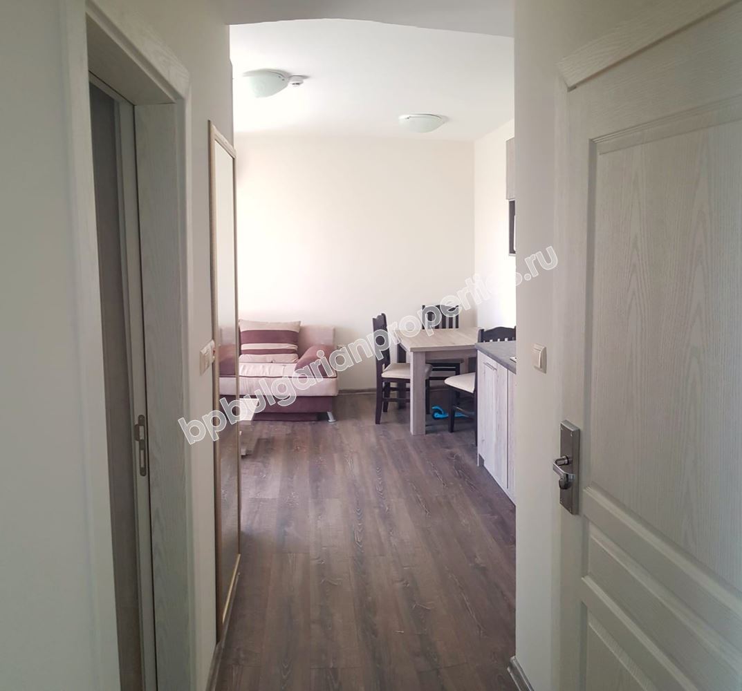 Furnished one-bedroom apartment in a park area of Sunny Beach