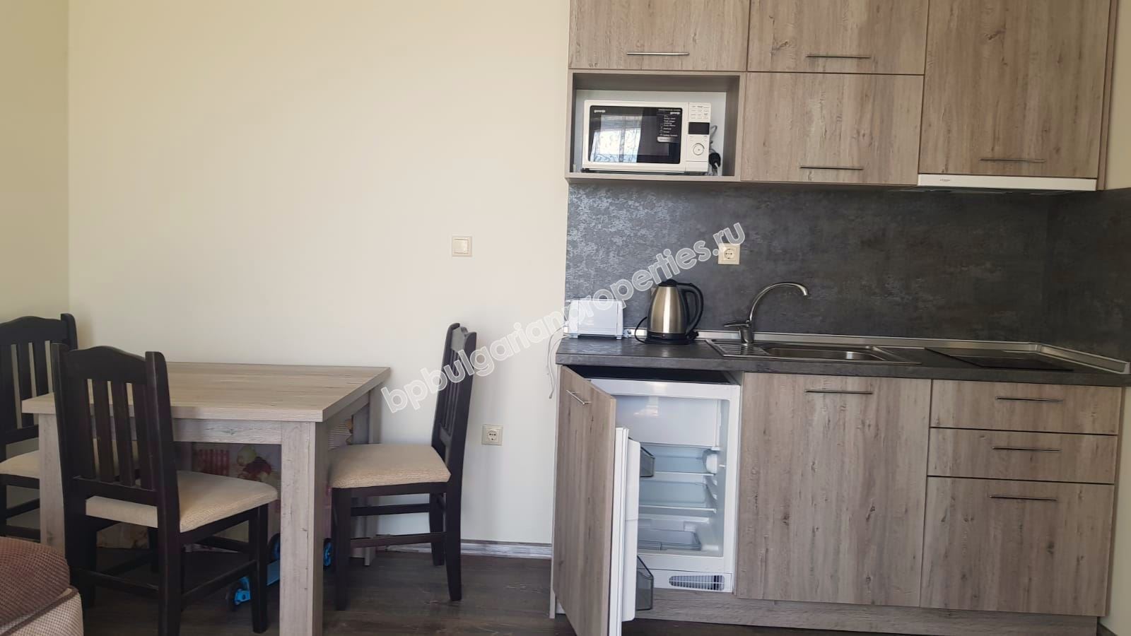 Furnished one-bedroom apartment in a park area of Sunny Beach