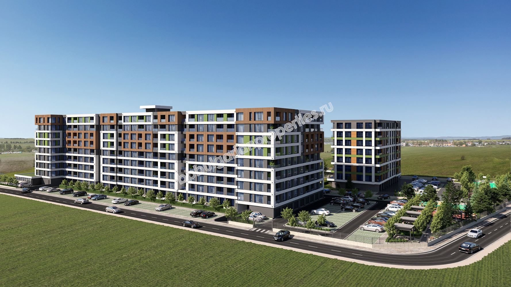 Apartments in a new residential complex in Burgas