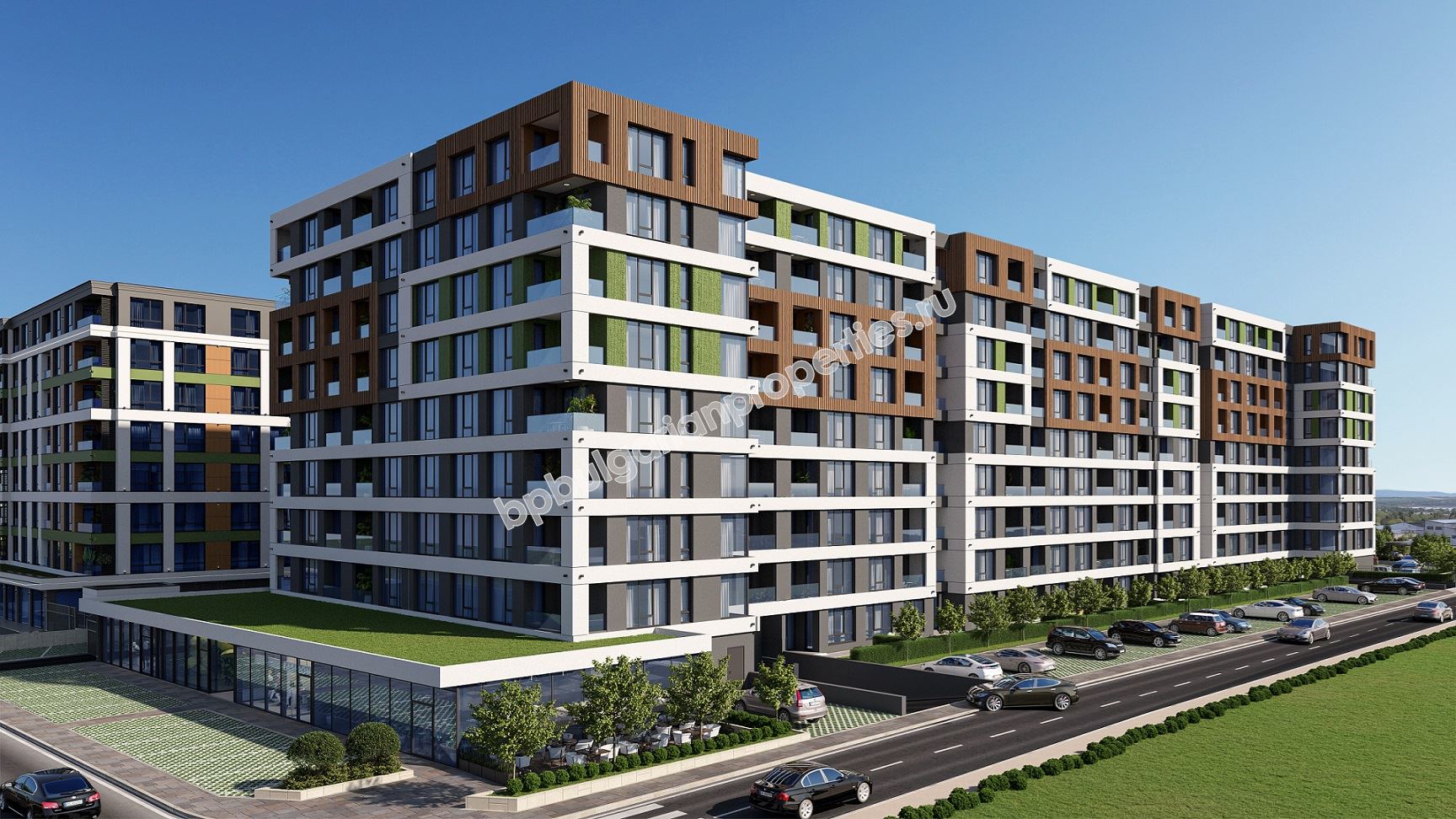 Apartments in a new residential complex in Burgas