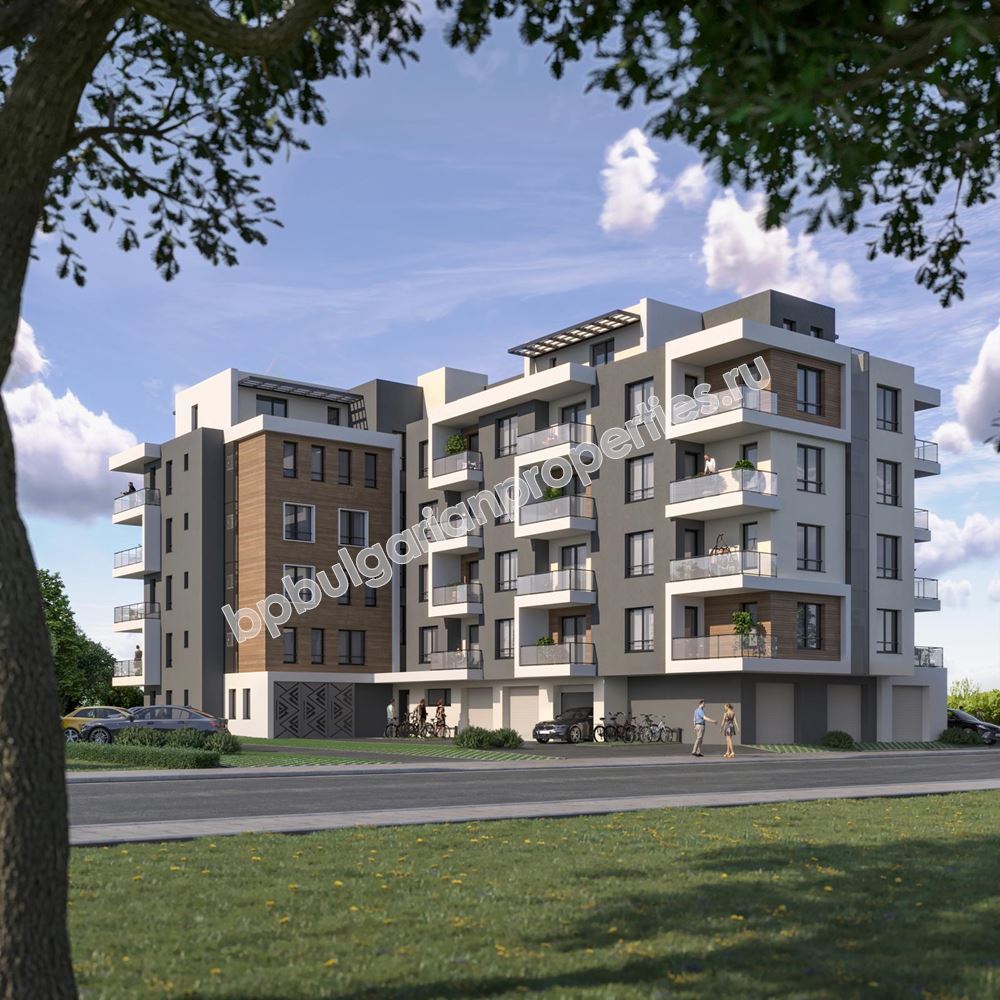 Apartments in a new residential building in Nessebar
