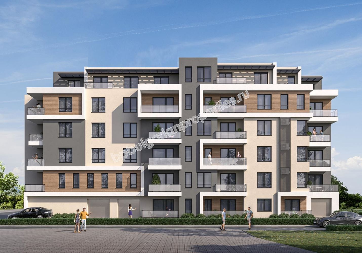 Apartments in a new residential building in Nessebar