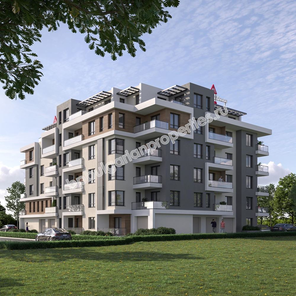 Apartments in a new residential building in Nessebar